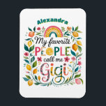 ❤️Personalized GIGI Gifts Mothers Day Birthday  Magnet<br><div class="desc">Gorgeous grandma GIGI gift for Mother's Day,  Grandparents day,  Christmas,  birthday,  retirement.</div>