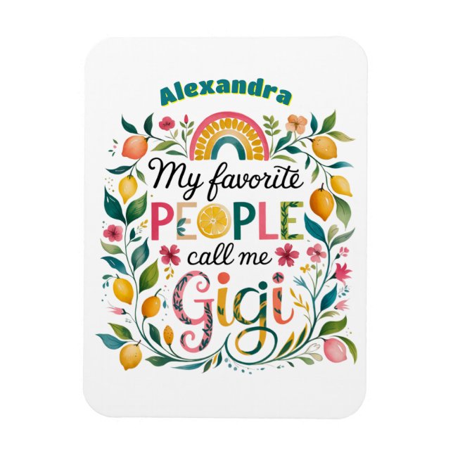 ❤️Personalized GIGI Gifts Mothers Day Birthday  Magnet (Vertical)