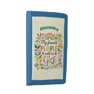 ❤️Personalized GIGI Gifts Mothers Day Birthday Trifold Wallet