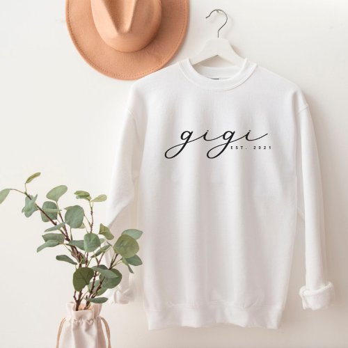 Personalized Gigi Grandma Sweatshirt