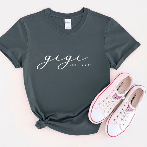 Personalized Gigi Grandma T_Shirt