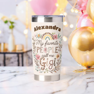 Personalized GIGI Mothers Day Birthday Christmas Insulated Tumbler