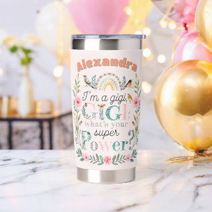 Personalized GIGI Mothers Day Birthday Christmas Insulated Tumbler
