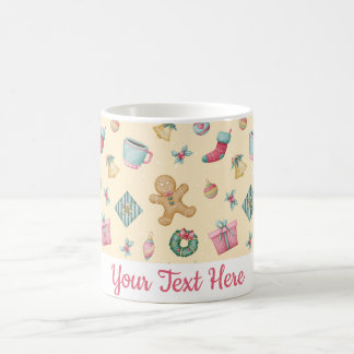 Personalized Gingerbread Christmas Mug