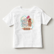 Personalized Gingerbread Christmas T-shirt