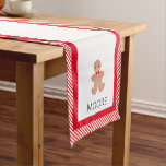 Personalized Gingerbread Christmas Table Runner