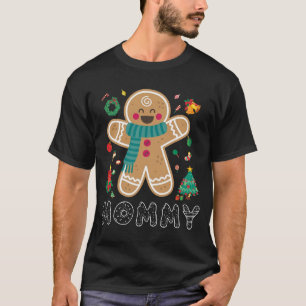 Personalized Gingerbread Family Christmas Pajamas T-Shirt