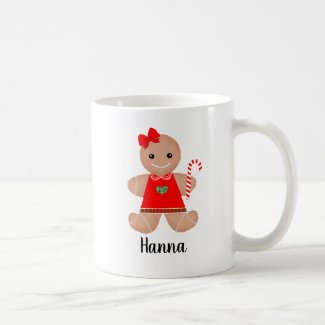 Personalized Gingerbread Girl Mug