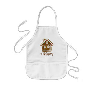 Personalized gingerbread house Christmas kid's Kids' Apron
