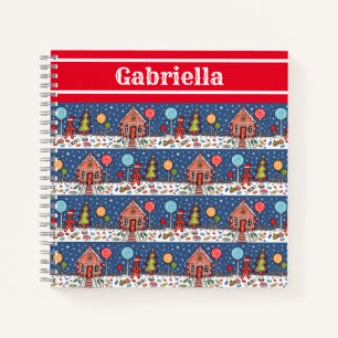 Personalized Gingerbread House Notebook