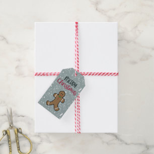 Personalized Gingerbread Man Gift Tag