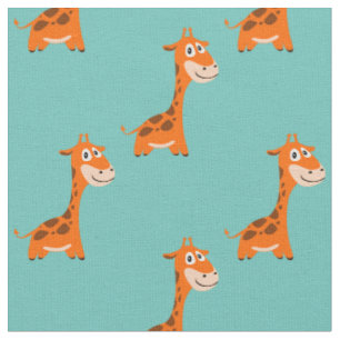Personalized Giraffe Fabric