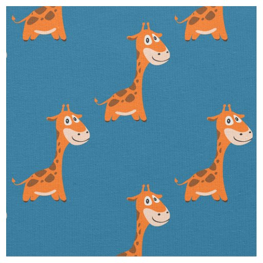 Personalized Giraffe Fabric