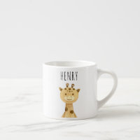 Personalized Giraffe Kids Mini Mug