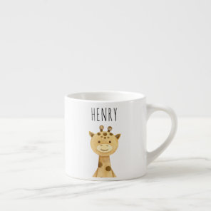 Personalized Giraffe Kids Mini Mug