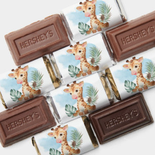 Personalized Giraffe Party Hershey's Miniatures