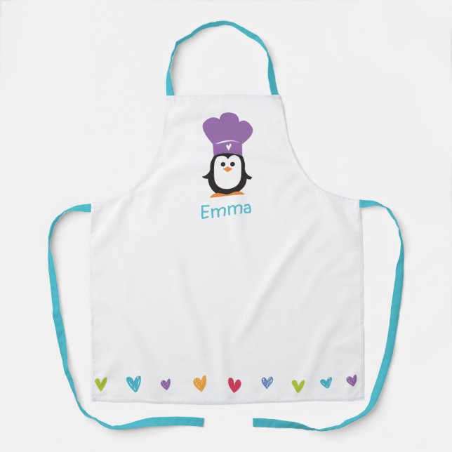 Personalized girl apron (Front)