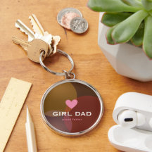 Personalized Girl Dad Holographic
