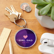 Personalized Girl Dad Holographic