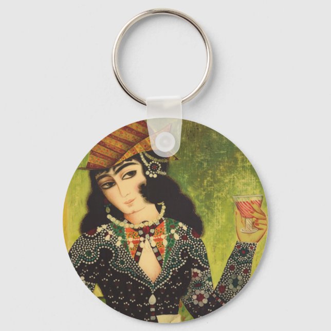 Personalized Girl Keychain – Cute and Customizable (Front)