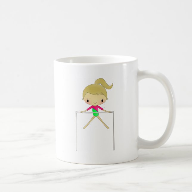 Personalized Girls Gymnastic apparel & accessories Coffee Mug (Right)