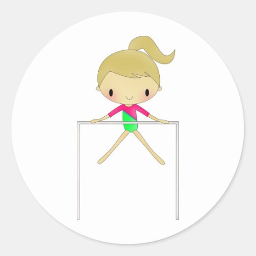 Personalized Girls Gymnastic stickers