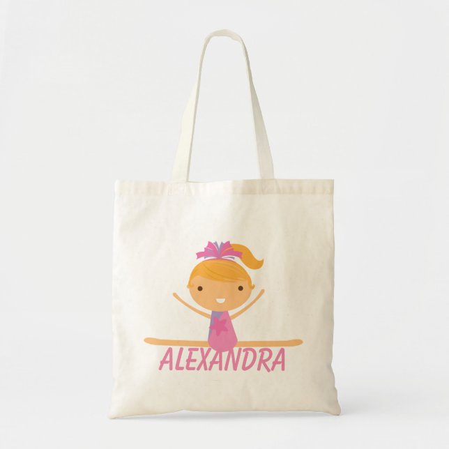Personalized Girls Gymnastics Bag (Front)