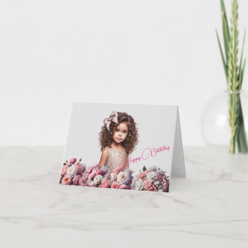 Personalized Girls Name Birthday Card