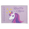 Personalized girl's pillowcase with cute unicorn