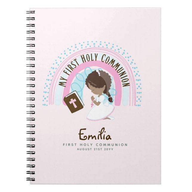 Personalized Girls Prayer Journal or Bible Study  (Front)