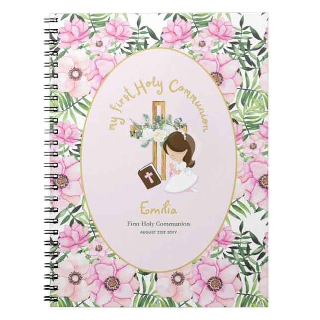 Personalized Girls Prayer Journal or Bible Study  (Front)