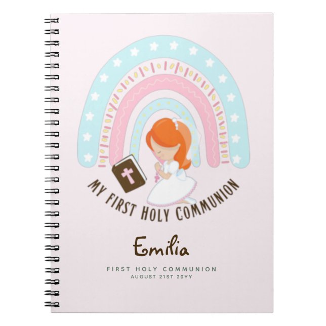 Personalized Girls Prayer Journal or Bible Study  (Front)