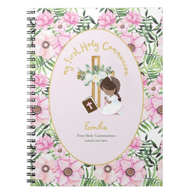 Personalized Girls Prayer Journal or Bible Study  (Front)