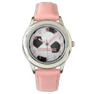 Personalized Girl's Soccer Ball Watch Personalized Girl's Soccer Ball Watch
