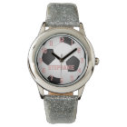 Personalized Girl's Soccer Ball Watch