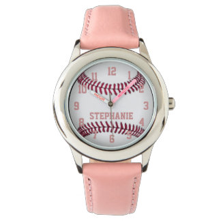 Personalized Girl's Softball Watch