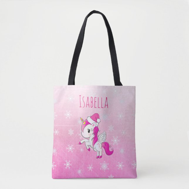 Personalized Girl's Unicorn Bag (Front)