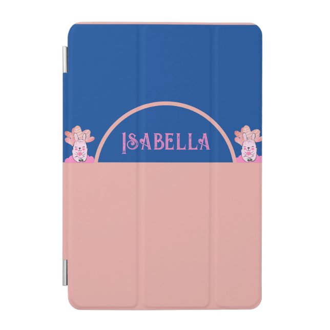 Personalized Girly Cat Lovers'  iPad Mini Cover (Front)