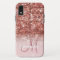 Personalized Girly Rose Gold Glitter Sparkles Name