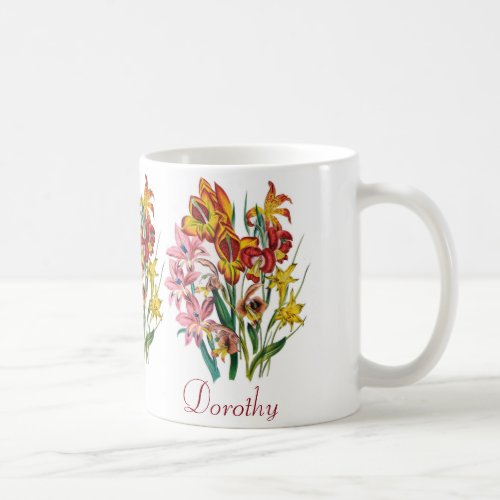 Personalized Gladioli Coffee Mug