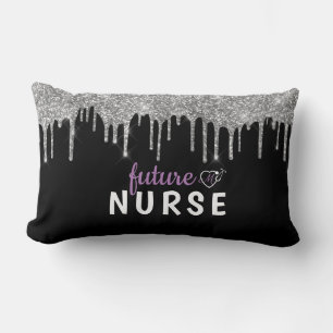 Personalized Glam Nurse Lumbar Pillow