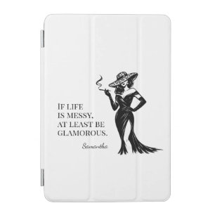 Personalized Glam Style Quote Design iPad Mini Cover