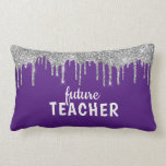 Personalized Glam Teacher Lumbar Pillow