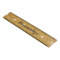 Personalized glamorous gold glitter 12 inch ruler | Zazzle