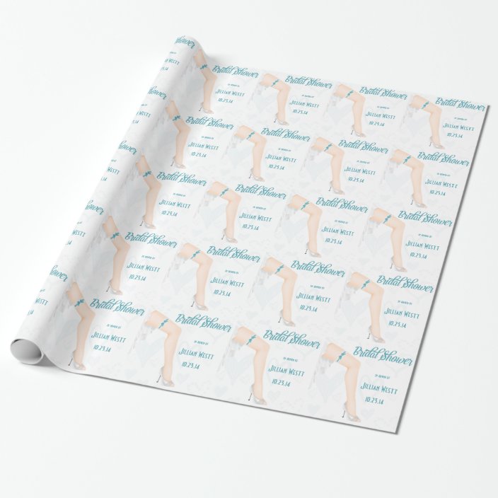 bridal shower wrapping paper