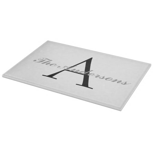 Personalized Glass Cutting Board Zazzle