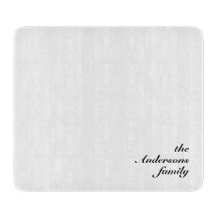 Personalized Glass Cutting Board for Kitchen Use