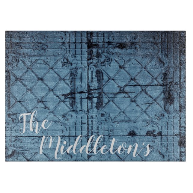 Personalized Glass Cutting Rustic Tin Panel Ceilin Board (Front)