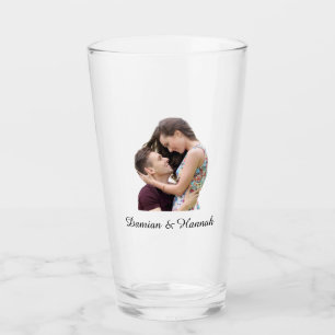 Personalized Glass Gift Custom Couple Gift Photo