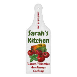 Personalized Glass Kitchen Cutting Board